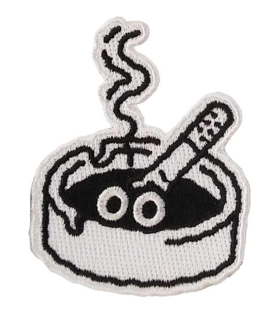 preorder: ashtray iron on patch